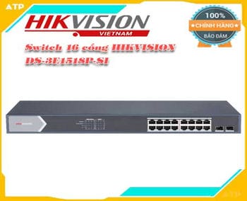 Switch 16 cổng HIKVISION DS-3E1518P-SI,Switch 16 cổng DS-3E1518P-SI,DS-3E1518P-SI,3E1518P-SI ,hikvision DS-3E1518P-SI,Switch DS-3E1518P-SI,Switch 3E1518P-SI