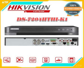 Đầu ghi hình 4 kênh 4K HIKVISION DS-7204HTHI-K1,HIKVISION DS-7204HTHI-K1 , Đầu ghi hình DS-7204HTHI-K1, Đầu ghi hình HIKVISION
