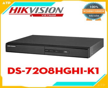 Đầu ghi 8 kênh Turbo HD 3.0 HIKVISION DS-7208HGHI-K1,lắp Đầu ghi 8 kênh Turbo HD 3.0 HIKVISION DS-7208HGHI-K1,bán Đầu ghi 8 kênh Turbo HD 3.0 HIKVISION