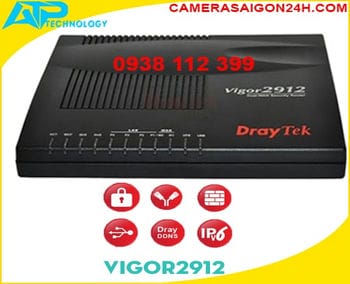 Lắp đặt camera tân phú Router DrayTek Vigor2912