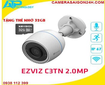 Lắp đặt camera Lắp Camera Wifi Ezviz C3TN 2.0MP