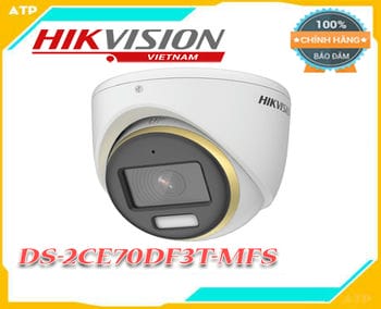 Lắp camera wifi giá rẻ DS-2CE70DF3T-MFS ,hikvision DS-2CE70DF3T-MFS ,camera full color ,colorvu