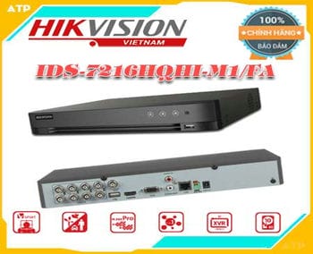 Thông số đầu ghi hình 16 kênh HDTVI kênh Turbo ACUSENSE HIKVISION IDS-7216HQHI-M1/FA,HIKVISION