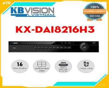 Lắp camera wifi giá rẻ Đầu ghi hình 16 kênh 5 in 1 KBVISION KX-DAi8216H3,KBVISION KX-DAi8216H3,KX-DAi8216H3,lắp đầu ghi hình KX-DAi8216H3,đầu ghi hình KX-DAi8216H3 chính hãng,phân phối đầu ghi hình KX-DAi8216H3