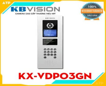 Camera chuông cửa IP KBVISION KX-VDP03GN,KX-VDP03GN,Chuông cửa màn hình có bàn phím số IP KBVISION KX-VDP03GN,Chuông cửa KBVISION KX-VDP03GN chính hãng,lắp