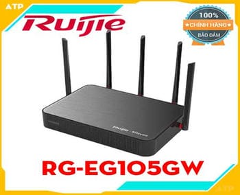 Thiết bị định tuyến Ruijie RG-EG105GW,Thiết Bị Cân Bằng Tải RUIJIE RG-EG105GW,Thiết bị mạng wifi Ruijie RG-EG105GW,Smart Gateway 5 cổng RUIJIE REYEE