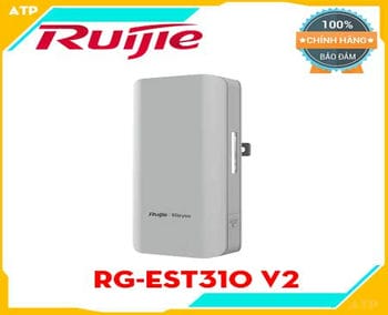 Lắp camera wifi giá rẻ Bộ phát Wifi Point to Point Ruijie RG-EST310 V2,Bộ phát Wifi ngoài trời RUIJIE REYEE RG-EST310,Bộ thu phát sóng không dây ngoài trời RUIJIE RG-EST310 V2,Thiết bị mạng Wifi Ruijie Reyee RG-EST310 v2
