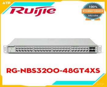 Switch Ruijie Reyee RG-NBS3200-48GT4XS-P 48-Port 10G,Thiết bị chuyển mạch Switch RUIJIE RG-NBS3200-48GT4XS ,Switch POE 48 cổng RUIJIE REYEE