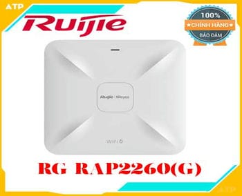 Bộ phát WiFi6 ốp trần Ruijie RG-RAP2260(G),Bộ phát wifi Ruijie RG-RAP2260(G) gắn trần trong nhà ,Bộ phát Wi-Fi RG-RAP2260(G) ,Thiết bị mạng Wifi-6 [ RUIJIE