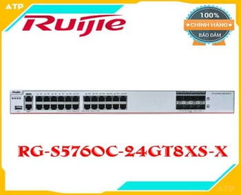 Ruijie RG-S5760C-24GT8XS-X,Switch Ruijie RG-S5760C-24SFP/8GT8XS-X,Ruijie RG-S5760C-24GT8XS-X L3-Managed Gigabit Switch,Ruijie RG-S5760C-24GT8XS-X L3-Managed