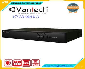 VANTECH VP-N16883H1,Đầu ghi hình camera IP 16 kênh VANTECH VP-N16883H1,Đầu ghi 16 Channel 8.0MP NVR VP-N16883H1,Đầu ghi hình IP VANTECH VP-N16883H1