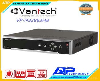 VANTECH VP-N32883H8,Đầu ghi hình camera IP 32 kênh VANTECH VP-N32883H8,Đầu ghi hình IP VANTECH VP-N32883H8,Đầu ghi 32 Channel 8.0MP NVR VP-N32883H8