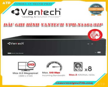 Đầu ghi hình Vantech VPH-N4464/32P, VPH-N4464/32P, Vantech VPH-N4464/32P, lắp đặt Đầu ghi hình Vantech VPH-N4464/32P