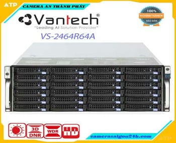 VANTECH-VS-2464R64A,VS-2464R64A,2464R64A,Server phân tích ghi hình thông minh 64 kênh VANTECH VS-2464R64A,Server phân tích ghi hình thông minh VANTECH