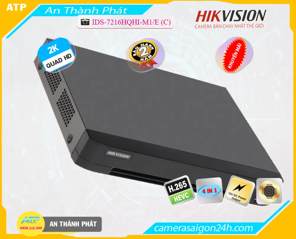 iDS-7216HQHI-M1/E(C) đầu ghi 16 kênh Hikvision