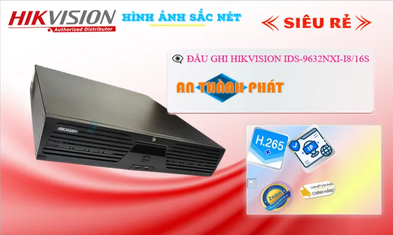 iDS-9632NXI-I8/16S sắc nét Hikvision
