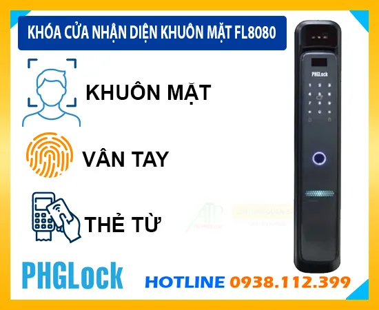 Khóa Cửa Nhận Diện Khuôn Mặt PHGLock FL8080,PHGLock FL8080,FL8080,khóa cửa PHGLock FL8080,khóa cửa FL8080,Khóa thông minh PHGLock FL8080,khóa thông minh FL8080,khóa vân tay PHGLock FL8080,khóa thẻ từ PHGLock FL8080,khóa mật mã PHGLock FL8080,
