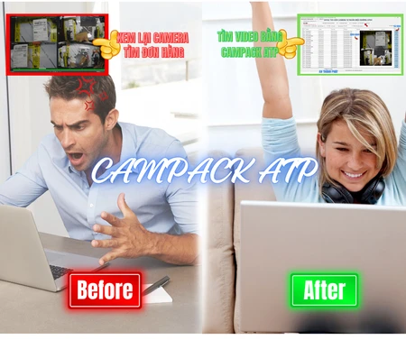 Quay video đóng gói CamPack ATP,Camera đóng hàng,Camera quay quá trình đóng gói,Camera nhìn mã vận đơn,Phần mềm quản lý đóng gói đơn hàng