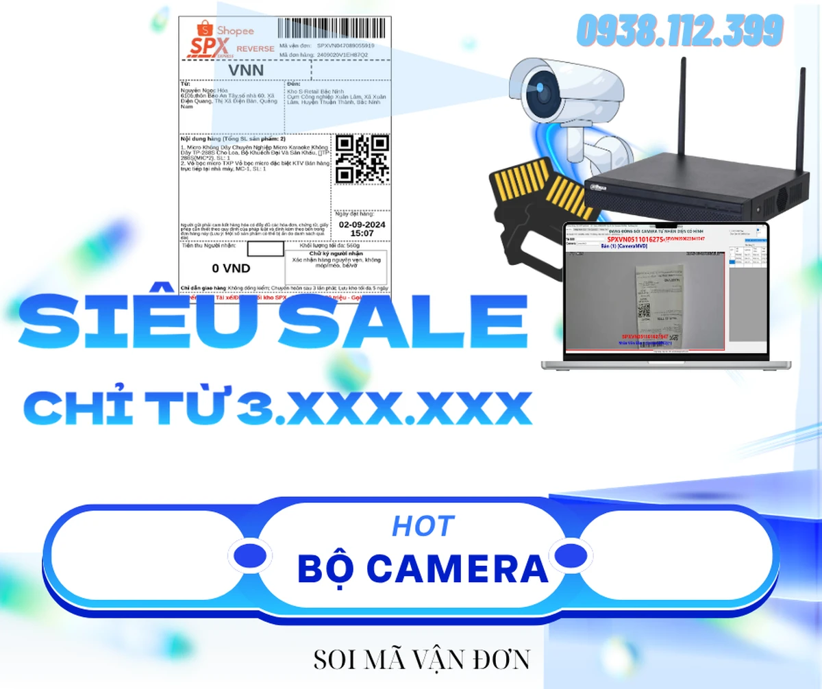 Lắp Camera Quét Mã Vận Đơn Tự Động Tại Ninh Bình,Camera Quét Mã Vận Đơn Tự Động,Camera Đóng Gói Đơn Hàng,Tra Cứu Video Theo Mã Vận Đơn,Camera Soi Mã Vạch Đơn Hàng