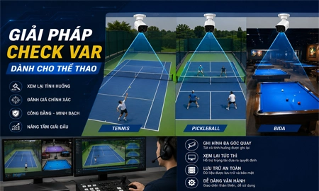 Giải Pháp Check Var Dành Cho Thể Thao, Giải Pháp Check Var Livesteram Dành Cho Thể Thao, Camera Check Var thể thao, Camera Livestream thể thao, Giải pháp check var giá rẻ, Giải pháp livestream bằng camera giám sát, Livetsream thể thao, Check Var thể thao 