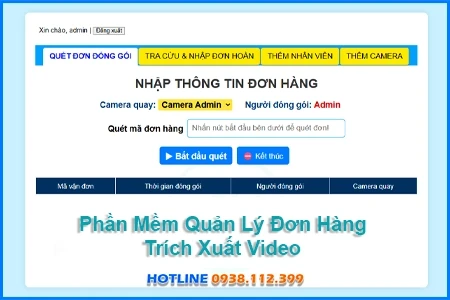 phần mềm quản lý đóng hàng, phần mềm quản lý gói hàng, phần mềm quản lý đơn hàng, giải pháp phần mềm quản lý đơn hàng, lấy video đóng hàng, phần mềm quay được mã đơn hàng, phần mềm quản lý mã đơn hàng
