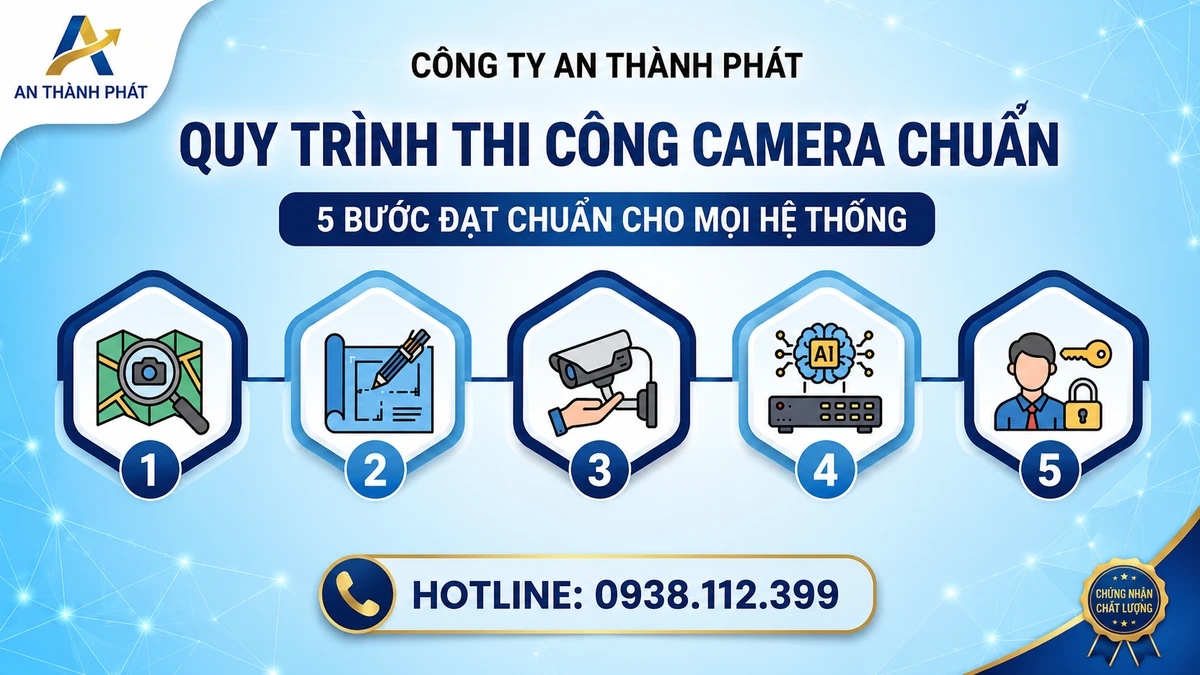 quy trình 5 bước thi công chuẩn 