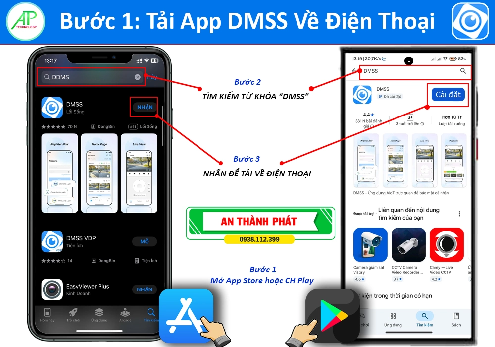 Tải app dmss về điện thoại