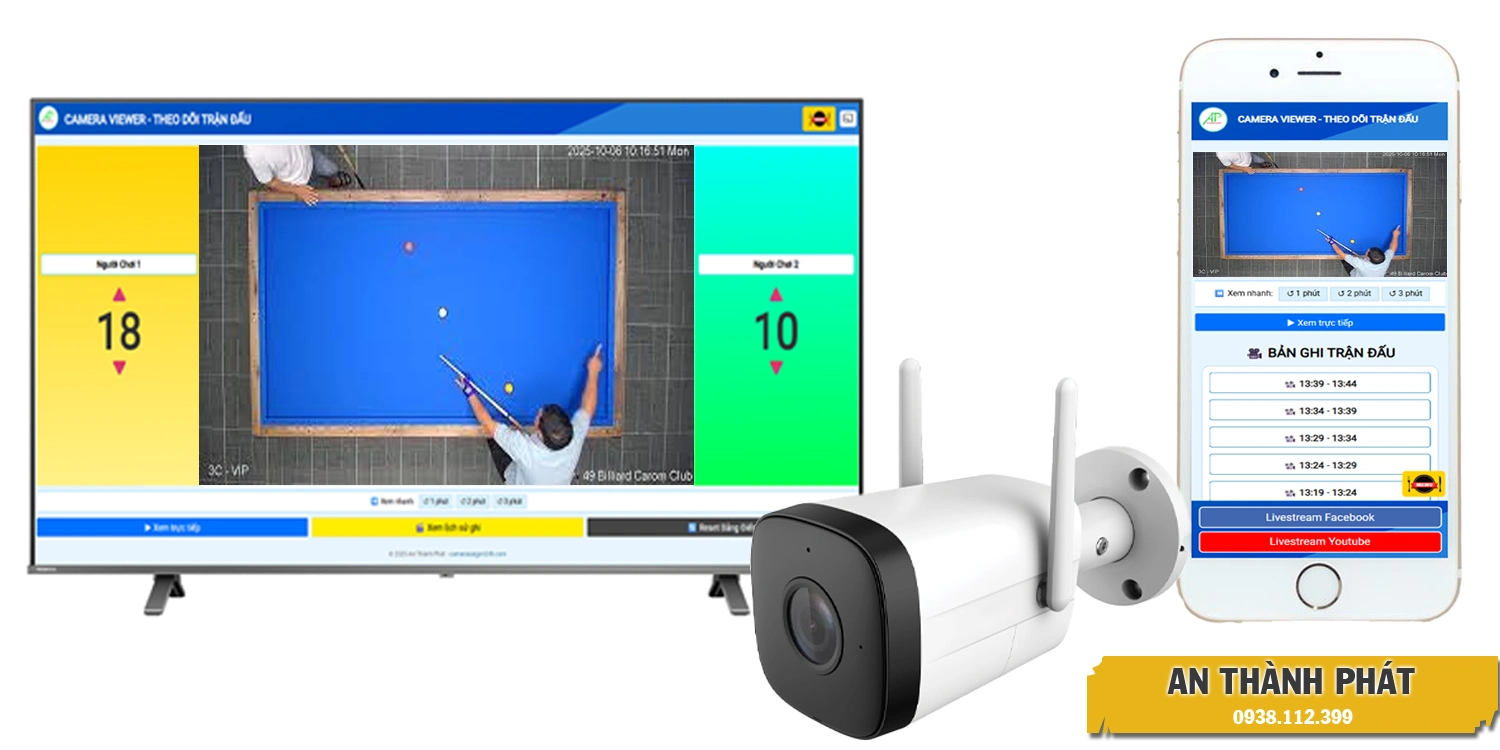 Giải Pháp Livestream Check Var Bida