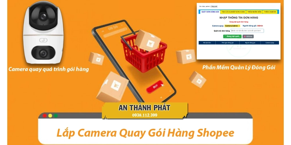 Camera Đóng Hàng Shopee