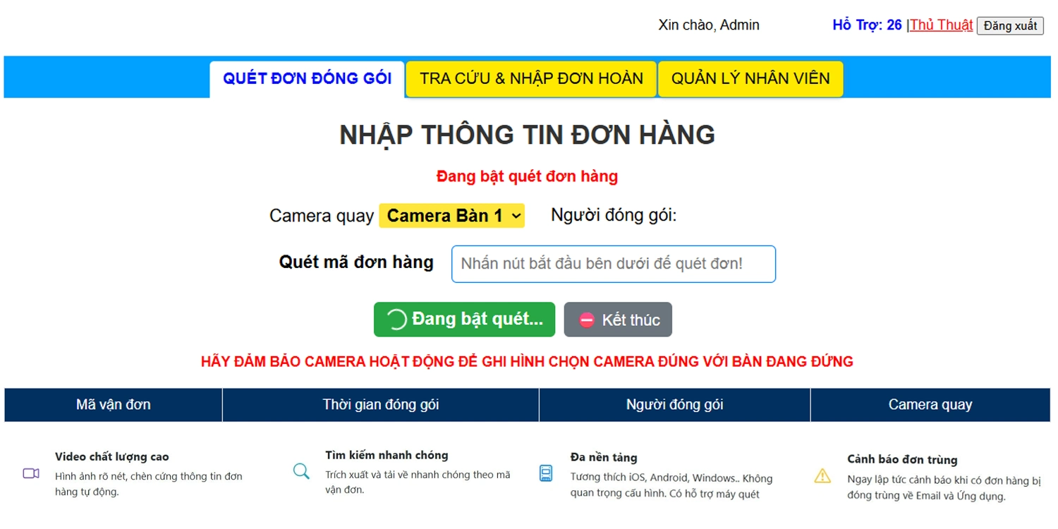 Phần mềm Check Lại Mã Vận Đơn