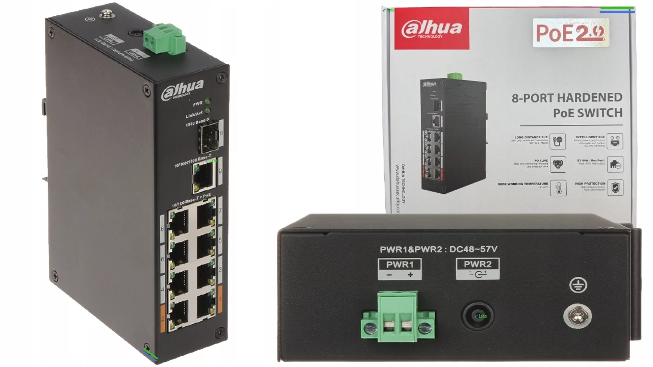 Switch Cấp Nguồn POE 8 Cổng