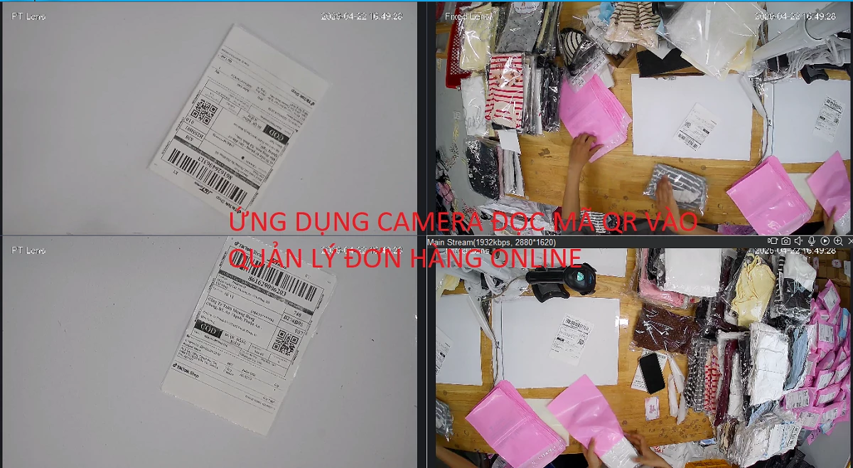 CAMERA TỰ NHẬN DIỆN MÃ QR