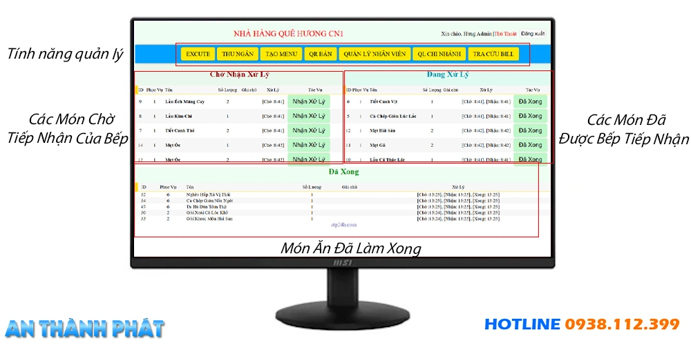 App Gọi Món Trên Điện Thoại