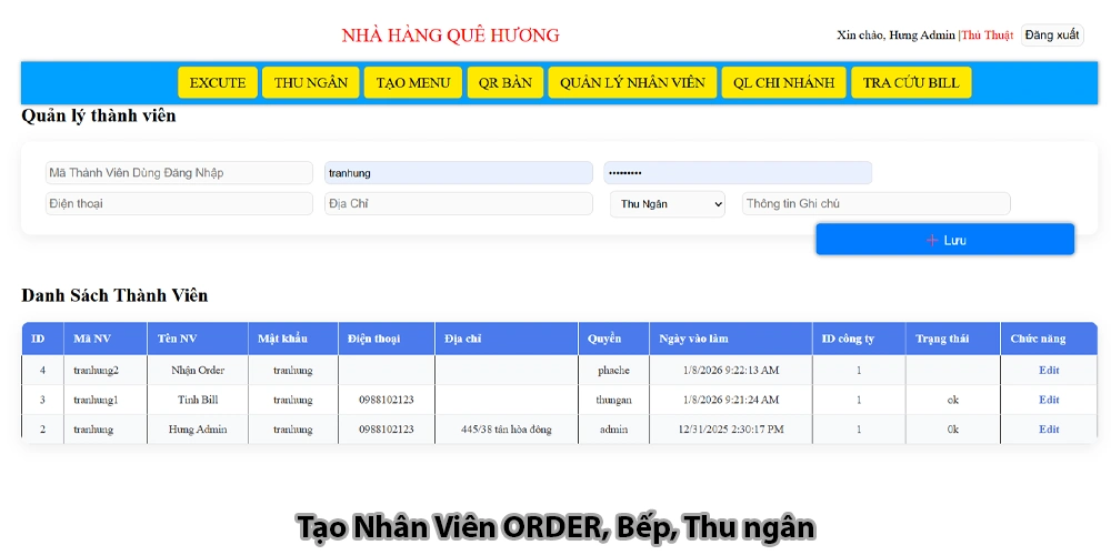 App Order Thức Ăn Trên Điện Thoại