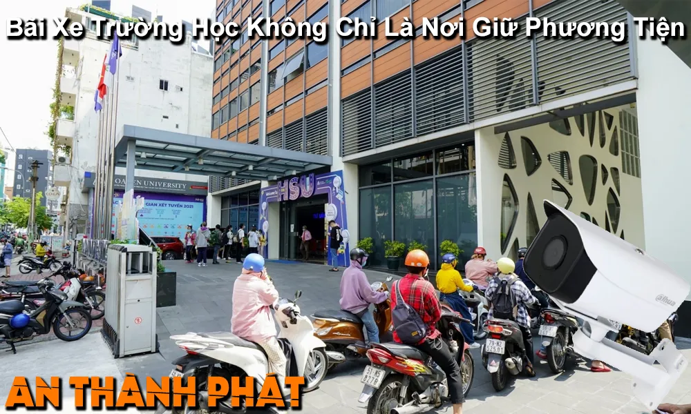 bãi xe trường học không chỉ là nơi giữ phương tiện