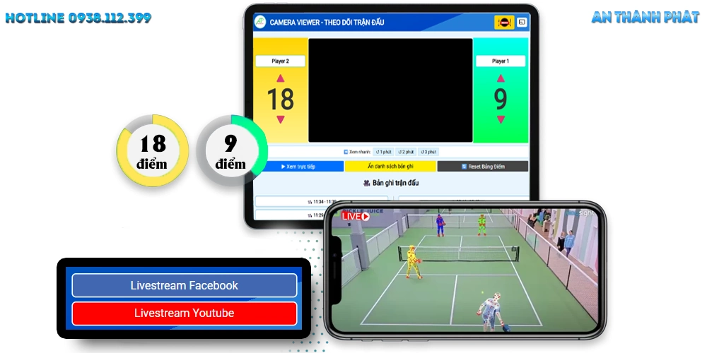Bảng Điểm Có Camera Check Var Livestream