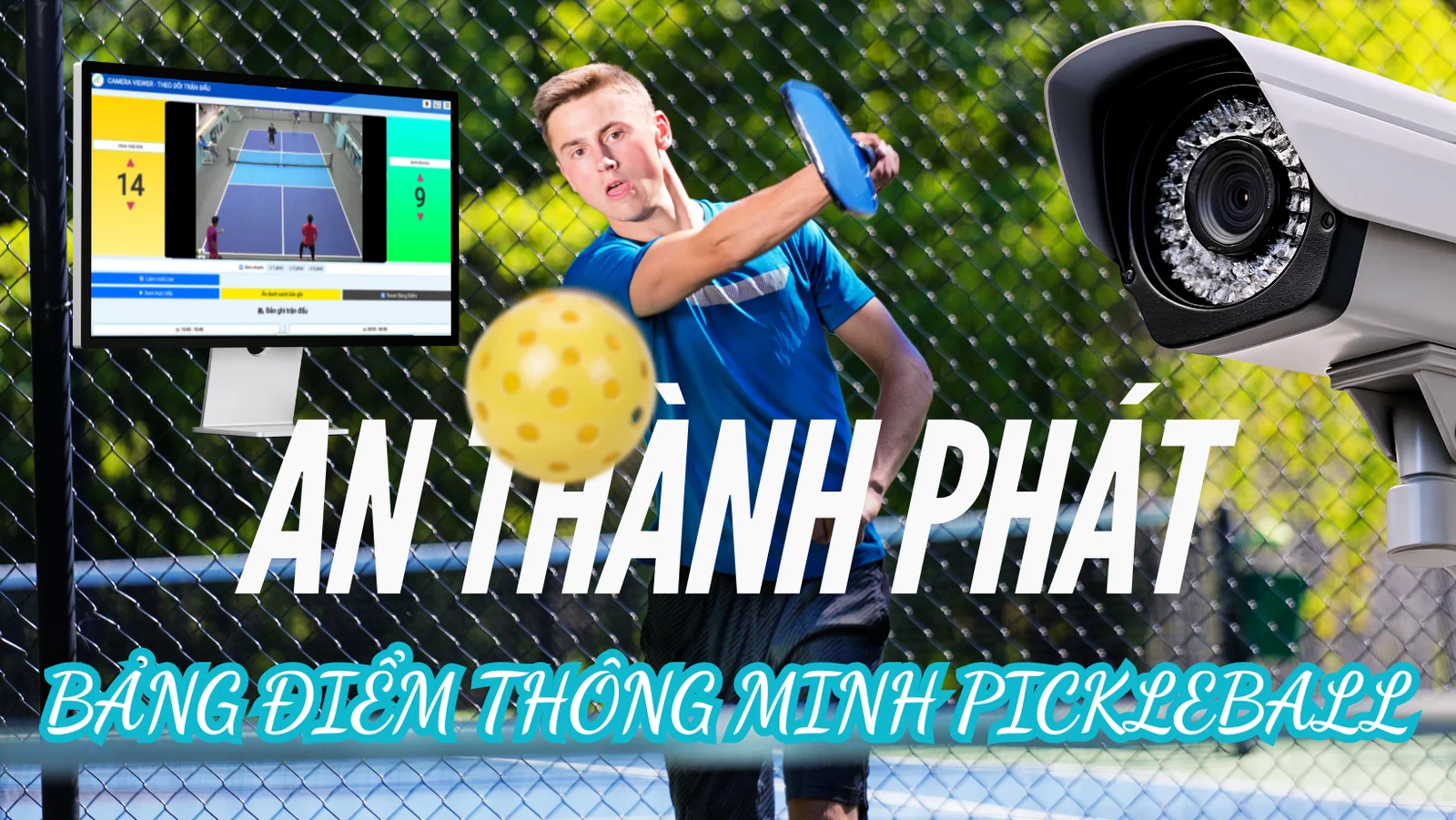 bảng điểm thông minh cho sân pickleball