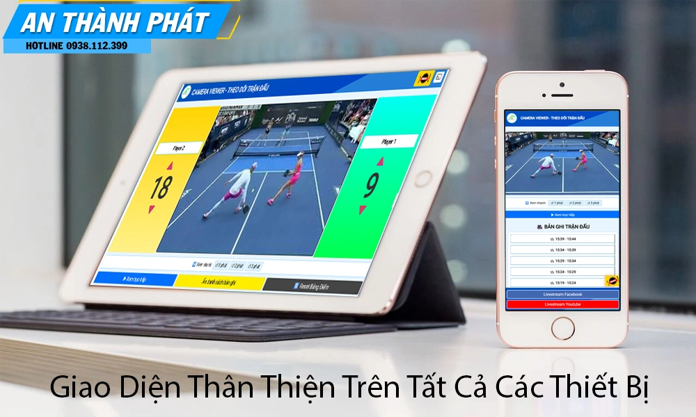 Bảng Ghi Điểm Có Camera Cho Các Môn Thể Thao