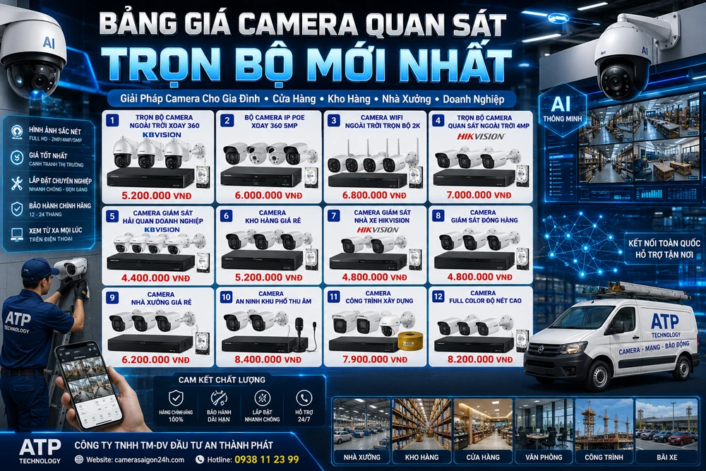Dịch Vụ Cung Cấp Camera Quan Sát Tại Thành Phố Hồ Chí Minh