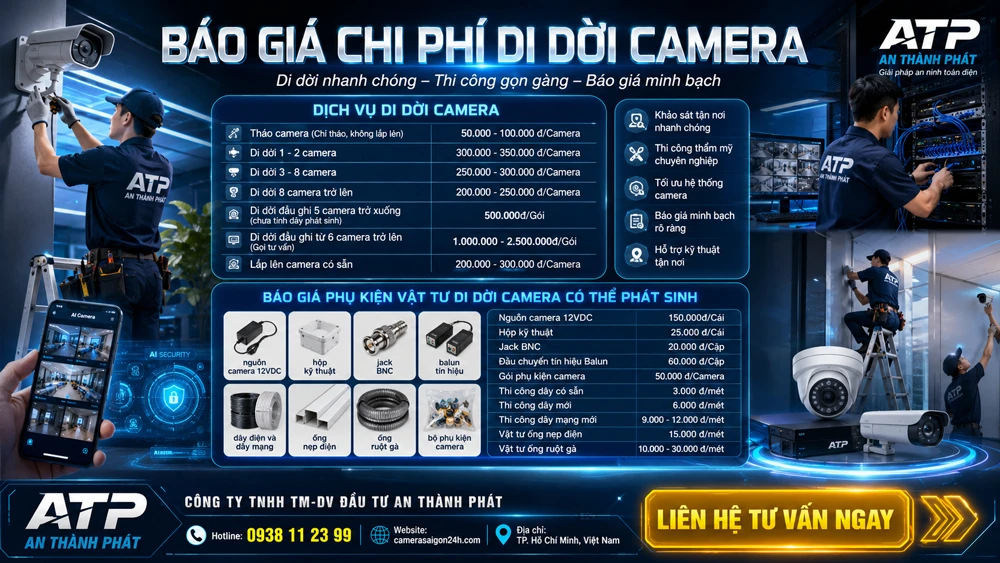 bàn giá di dời camera quan sát an thành phát 