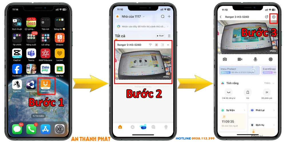 Cách Bật Tắt Thông Báo Camera Imou Trên Điện Thoại