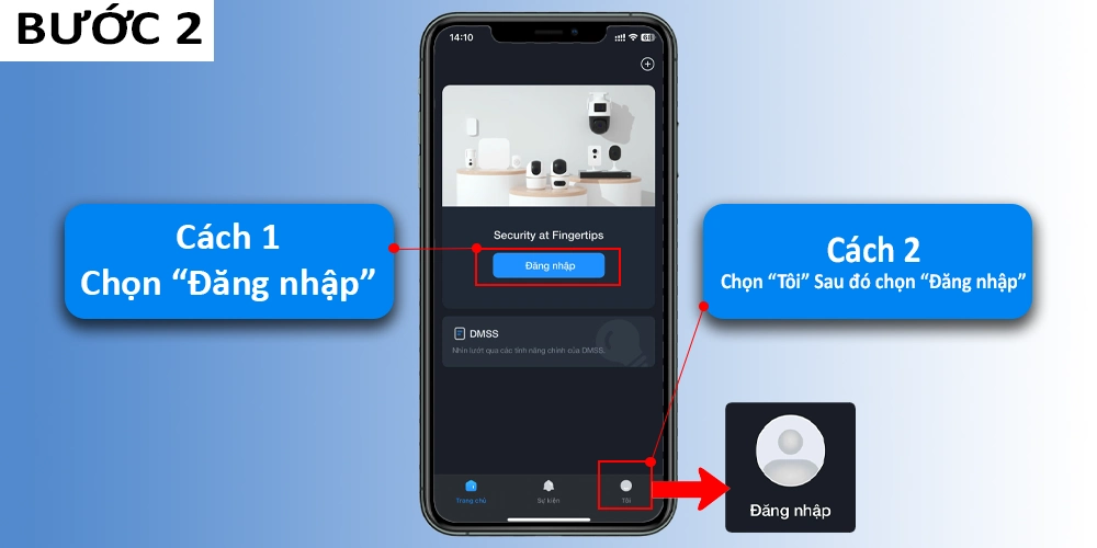  Vào Trang Đăng Nhập Của App Xem Camera Dahua