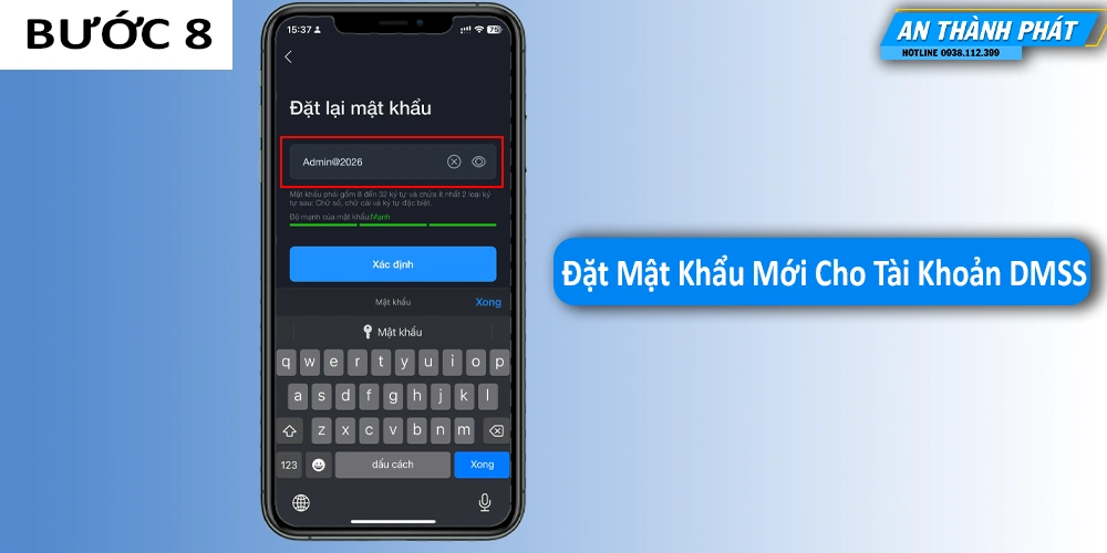 Đặt Lại Mật Khẩu Mới Cho Tài Khoản Xem Camera Dahua