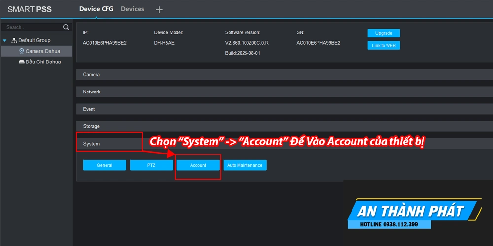 Hướng Dẫn Phân Quyền User Camera Dahua