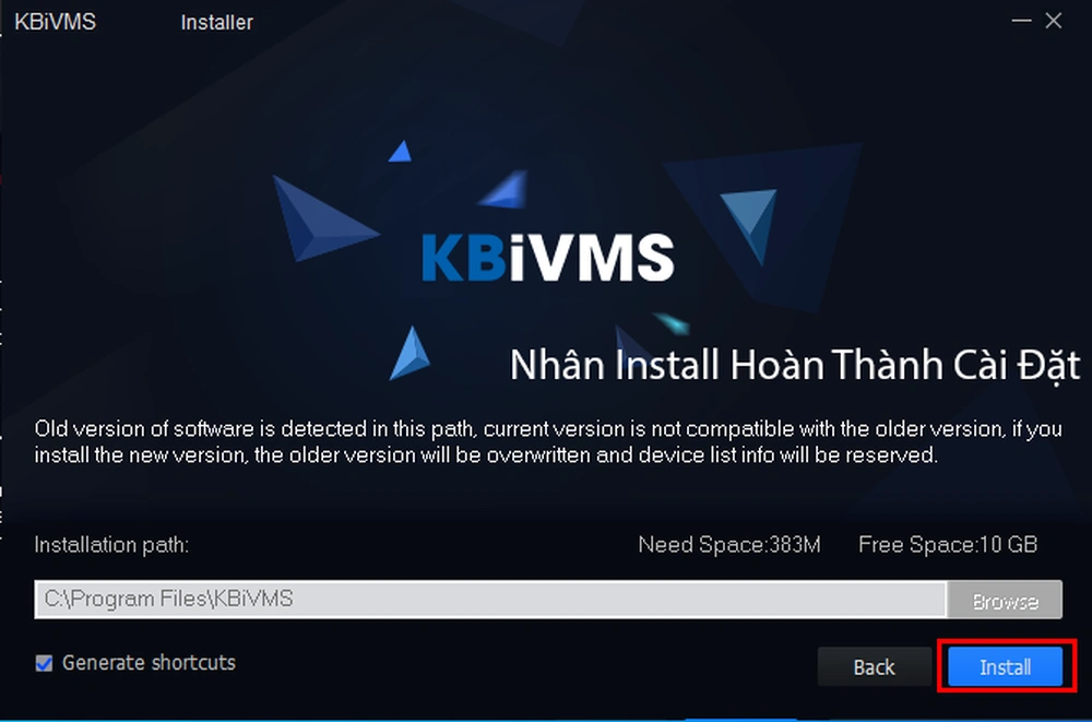 cài đặt phần mềm