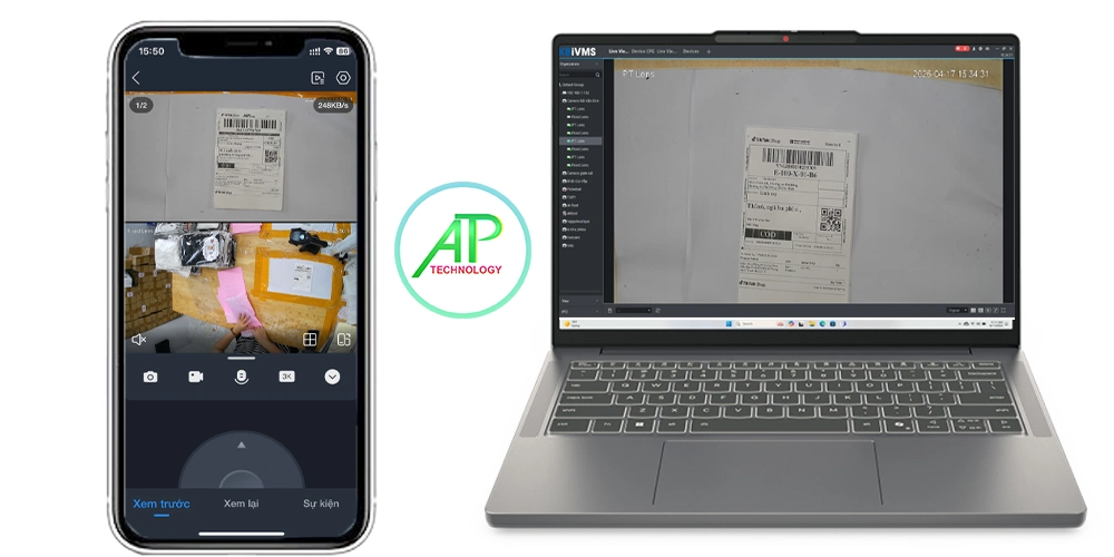 Camera AI Nhận Diện Mã Vận Đơn