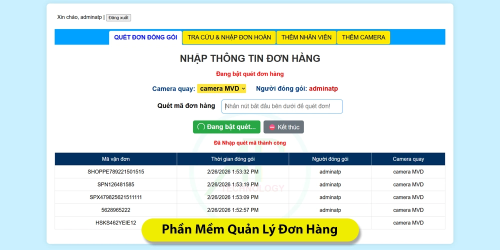 Camera Cho Shop Online