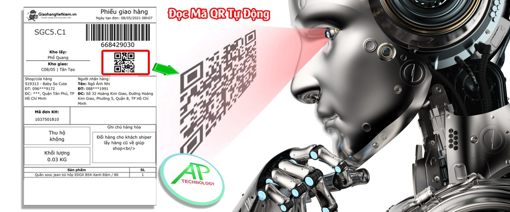 Camera Đọc Mã QR Đơn Hàng