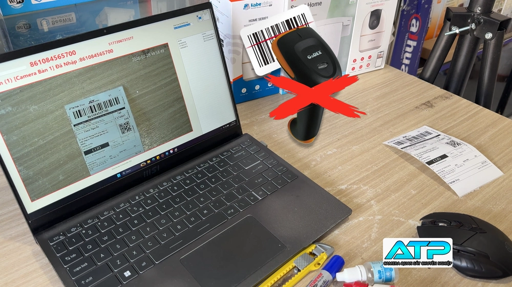 Camera Đọc Mã QR Đơn Hàng