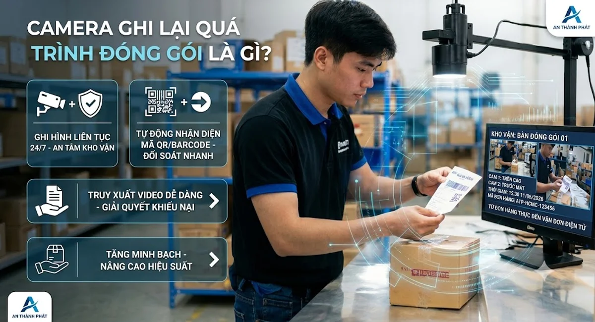 Camera Ghi Lại Quá Trình Đóng Gói Tại Trà Vinh